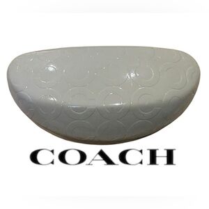 COACH clam style hard-shell sunglasses case